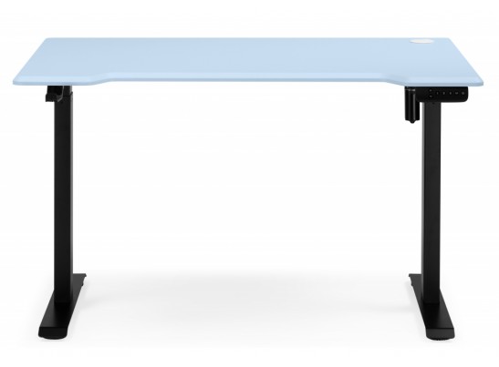 Компьютерный стол Маркос 140х80 голубой / черный в Набережных Челнах