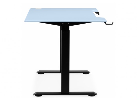 Компьютерный стол Маркос 140х80 голубой / черный в Набережных Челнах