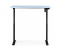 Компьютерный стол Маркос 140х80 голубой / черный в Набережных Челнах