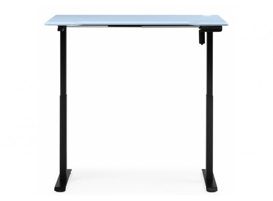 Компьютерный стол Маркос 140х80 голубой / черный в Набережных Челнах
