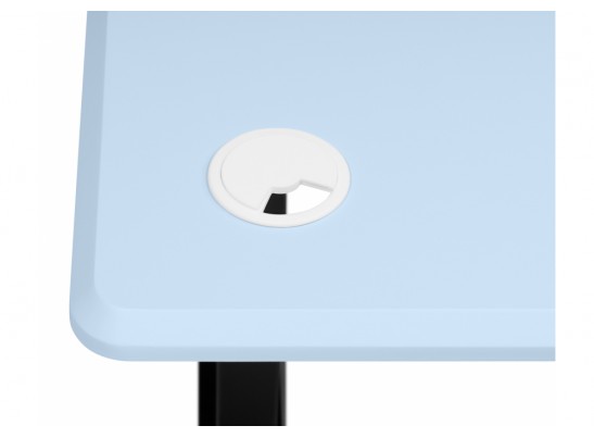 Компьютерный стол Маркос 140х80 голубой / черный в Набережных Челнах