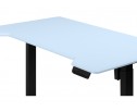 Компьютерный стол Маркос 140х80 голубой / черный в Набережных Челнах