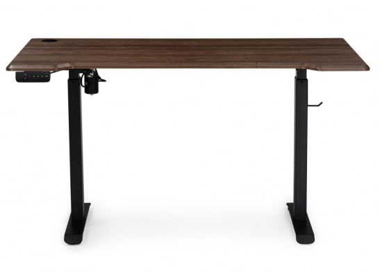 Компьютерный стол Маркос с механизмом подъема 140х80х75 орех кантри / черный в Набережных Челнах