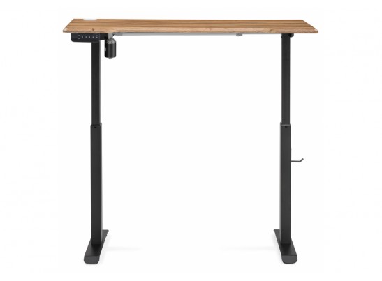 Компьютерный стол Маркос с механизмом подъема 120х75х75 дуб вотан / черный в Набережных Челнах