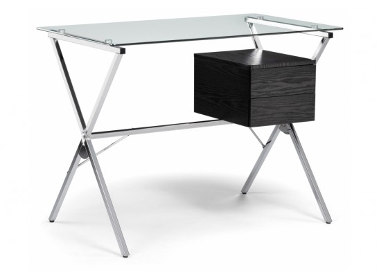 Компьютерный стол Monki black / chrome в Набережных Челнах