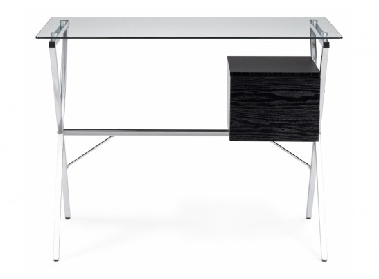 Компьютерный стол Monki black / chrome в Набережных Челнах