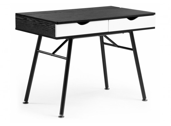 Компьютерный стол Soho black grained / white в Набережных Челнах