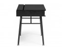 Компьютерный стол Soho black grained / white в Набережных Челнах
