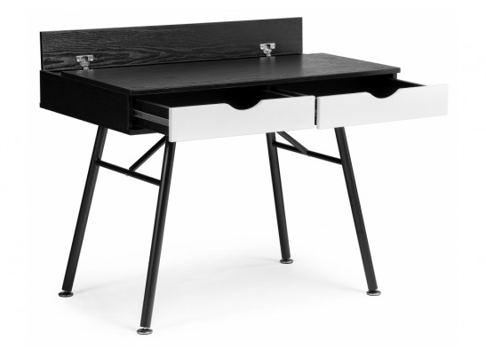 Компьютерный стол Soho black grained / white в Набережных Челнах