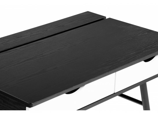Компьютерный стол Soho black grained / white в Набережных Челнах