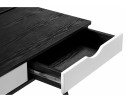 Компьютерный стол Soho black grained / white в Набережных Челнах