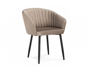 Кресло Корсо бежевое / черное