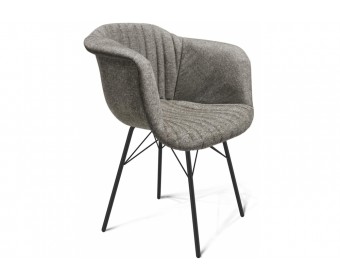 Кресло SHT-ST31-C1/S64 пепельное / черный муар