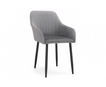 Кресло Слэм темно-серое / черное