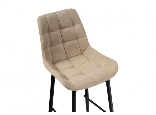 Полубарный стул Алст К крутящийся бежевый / черный в Набережных Челнах