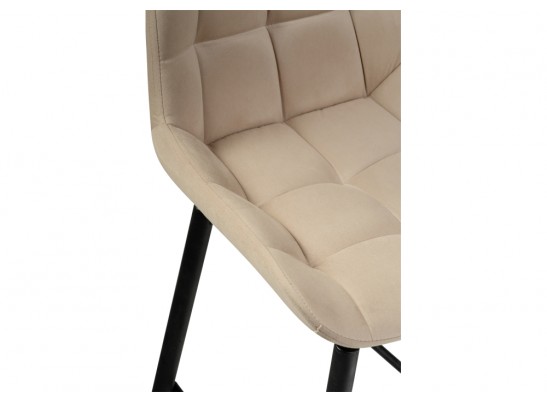 Полубарный стул Алст К крутящийся бежевый / черный в Набережных Челнах