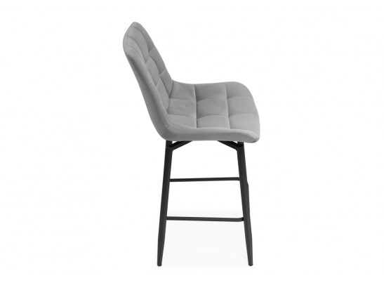 Полубарный стул Алст К крутящийся светло-серый / черный в Набережных Челнах