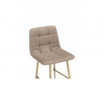 Полубарный стул Чилли Мини бежевый (zd 210) / золотой