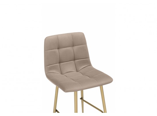 Полубарный стул Чилли Мини бежевый (zd 210) / золотой в Набережных Челнах