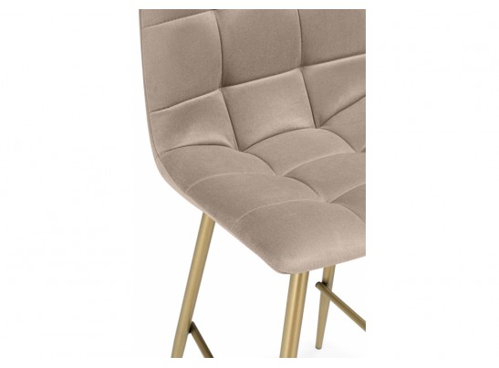 Полубарный стул Чилли Мини бежевый (zd 210) / золотой в Набережных Челнах