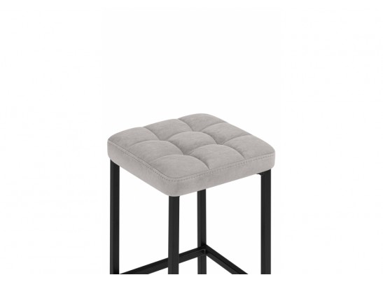 Полубарный стул Лофт серый (катания сильвер) / черный в Набережных Челнах