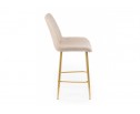 Полубарный стул Седа бежевый (zd 210) / золотой в Набережных Челнах