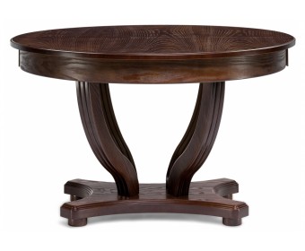 Стол Дорсет 120(170)х120х76 орех темный