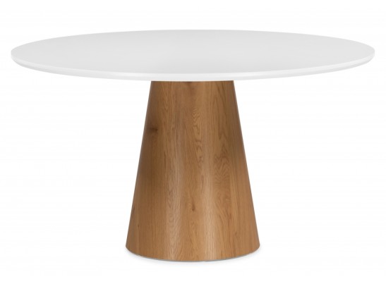 Стол Huge 120х75 white / brown в Набережных Челнах