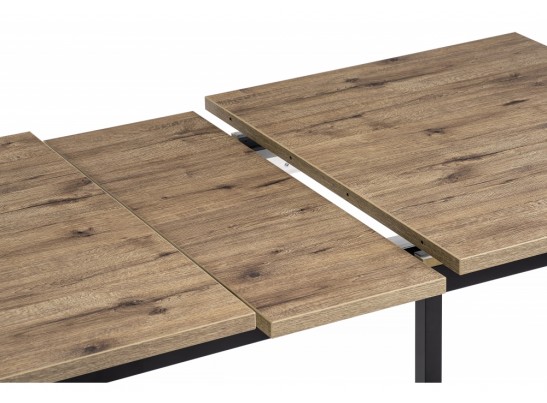 Стол Макта 140 дуб велингтон / черный матовый в Набережных Челнах