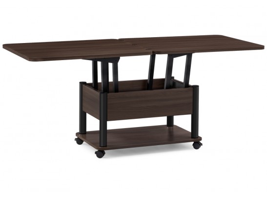 Стол-трансформер Виват темный венге / черный в Набережных Челнах