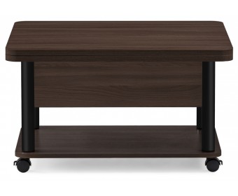 Стол-трансформер Виват темный венге / черный