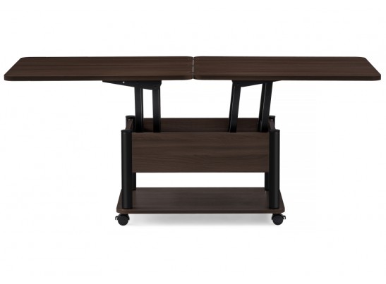 Стол-трансформер Виват темный венге / черный в Набережных Челнах