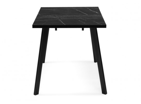 Стол Цефей 120(160)х75х75 файерстоун / черный матовый в Набережных Челнах