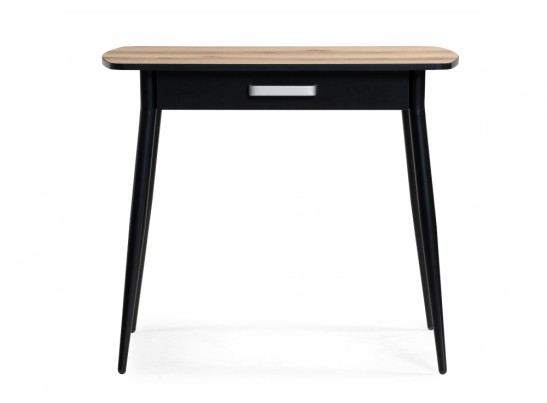 Стол Вики 90х60х77 делано / черный в Набережных Челнах