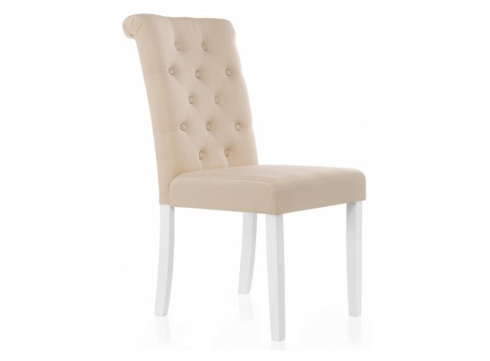 Стул Amelia white / fabric cream в Набережных Челнах