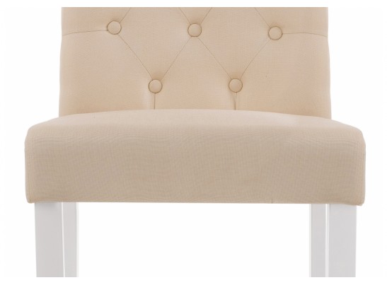 Стул Amelia white / fabric cream в Набережных Челнах