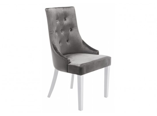 Стул Elegance white / fabric grey в Набережных Челнах