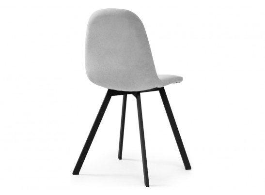 Стул на металлокаркасе Агот светло-серый / черный каркас в Набережных Челнах