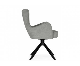 Стул на металлокаркасе Atlanta gray / black