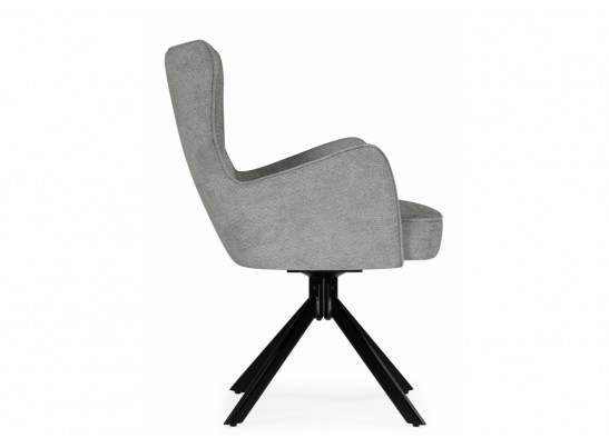 Стул на металлокаркасе Atlanta gray / black крутящийся в Набережных Челнах