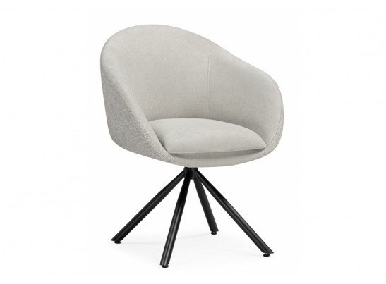 Стул на металлокаркасе Бартон 1 ткань мадера 3 / черный матовый в Набережных Челнах