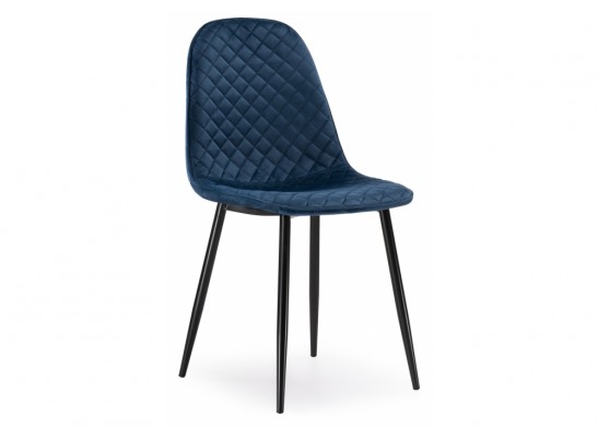 Стул на металлокаркасе Capri dark blue / black в Набережных Челнах