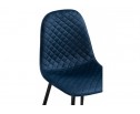 Стул на металлокаркасе Capri dark blue / black в Набережных Челнах
