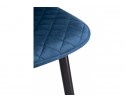 Стул на металлокаркасе Capri dark blue / black в Набережных Челнах