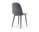 Стул на металлокаркасе Capri gray / black в Набережных Челнах
