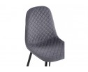 Стул на металлокаркасе Capri gray / black в Набережных Челнах