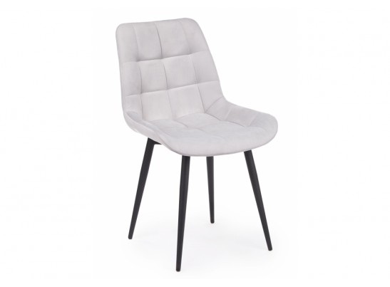 Стул на металлокаркасе Челси К светло-серый (zd 960) / черный в Набережных Челнах