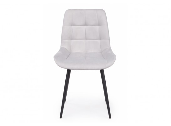 Стул на металлокаркасе Челси К светло-серый (zd 960) / черный в Набережных Челнах