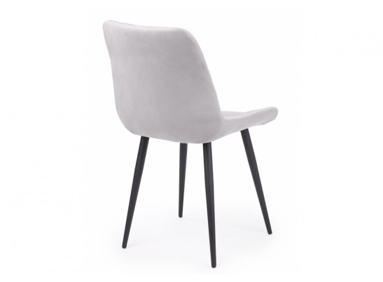 Стул на металлокаркасе Челси К светло-серый (zd 960) / черный в Набережных Челнах