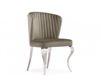 Стул на металлокаркасе Edwin light beige / steel